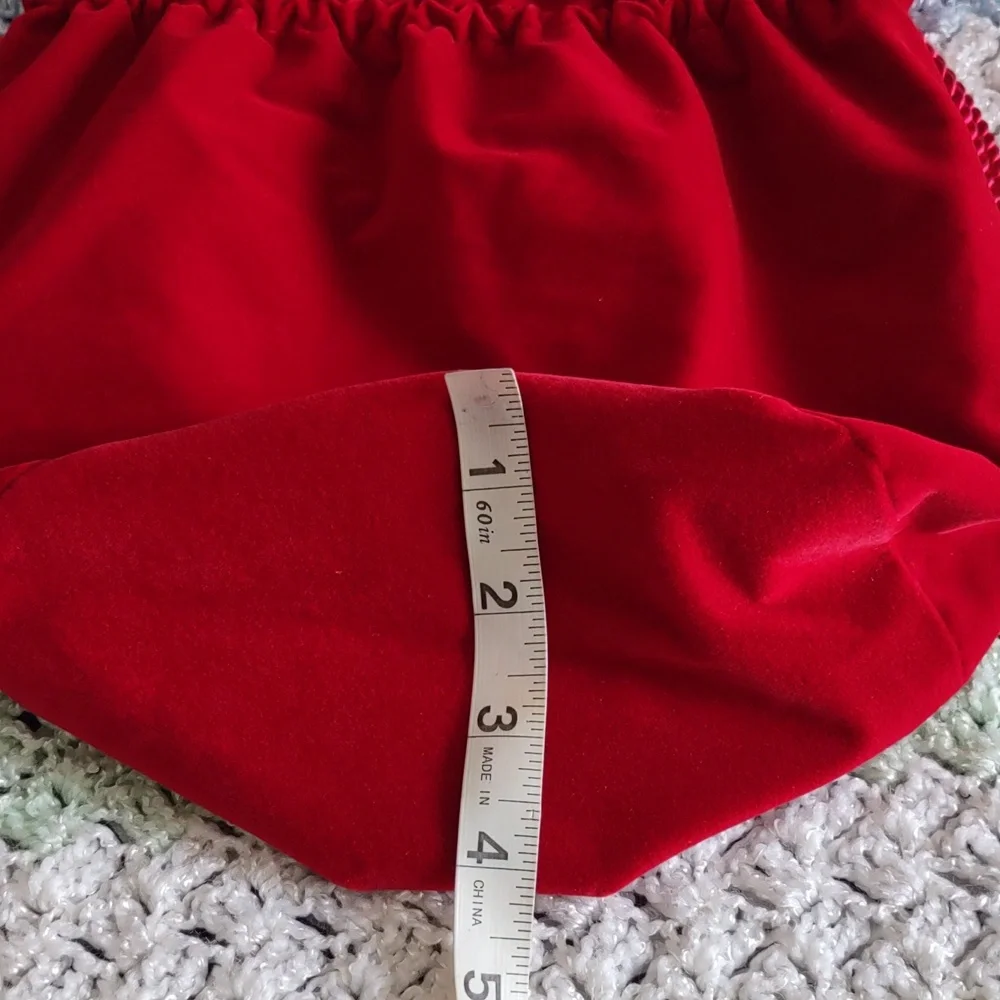 Montblanc Red Velvet Pull String Cinch Duster Bag